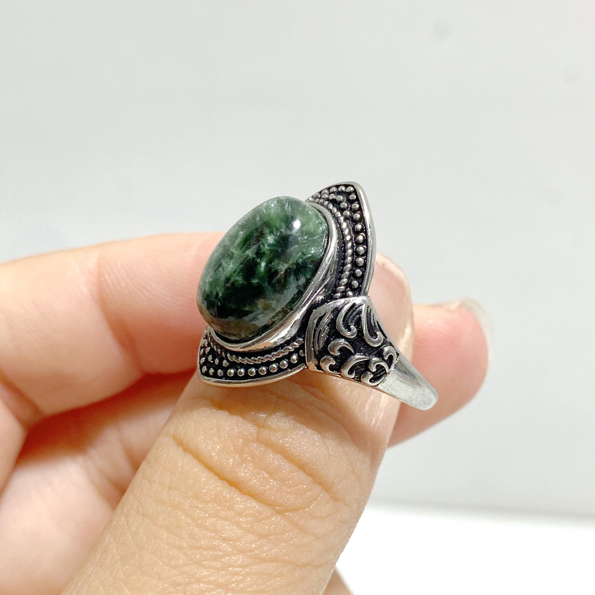 34 Pieces Seraphinite Ring