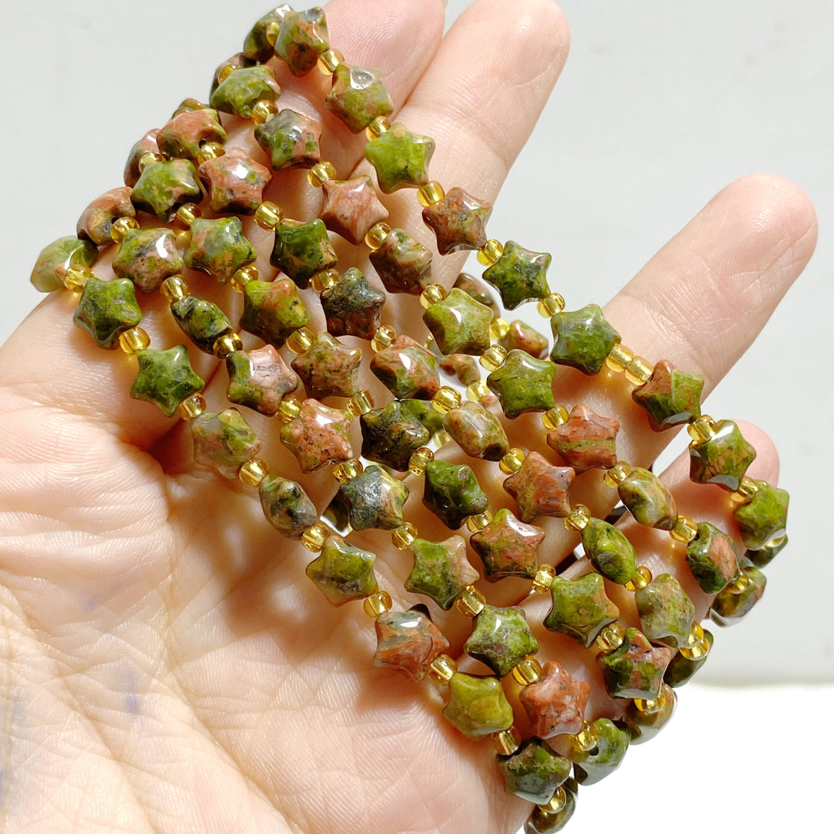15 Types Star Bracelets Wholesale Red Jasper Blue Lace Agate