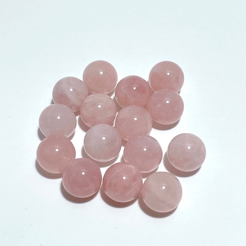 0.78in(2cm) Rose Quartz Sphere Ball Wholesale - Wholesale Crystals