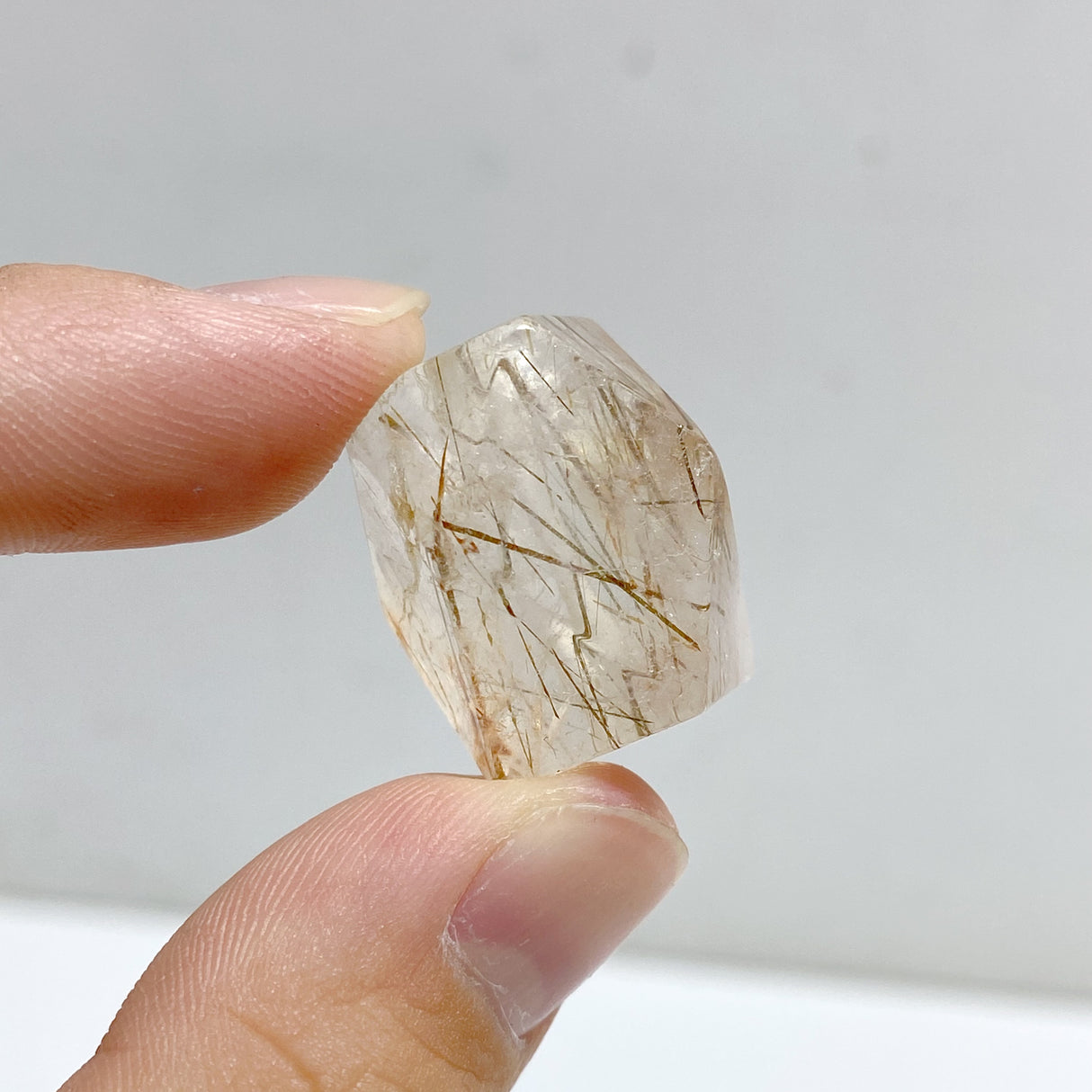 63 Pieces Mini Red Rutile Quartz Free Form Accessories For Jewelry Making DIY Pendant