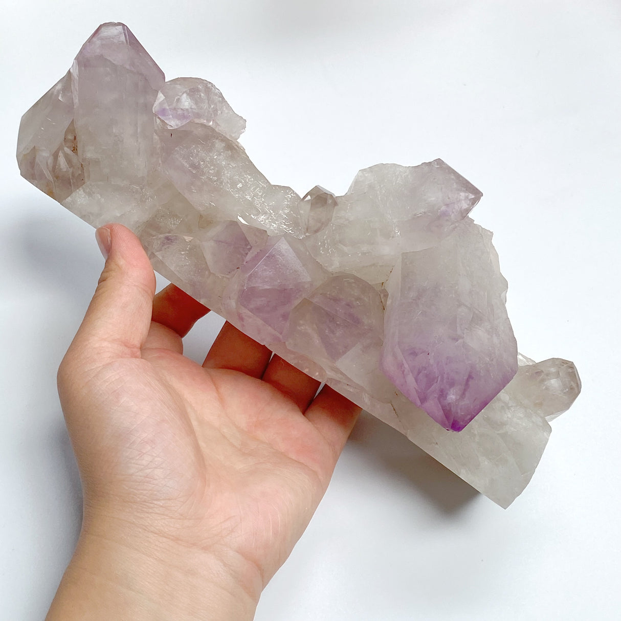 9 Pieces Raw Amethyst Cluster Polished Point (Sea Freight Only)