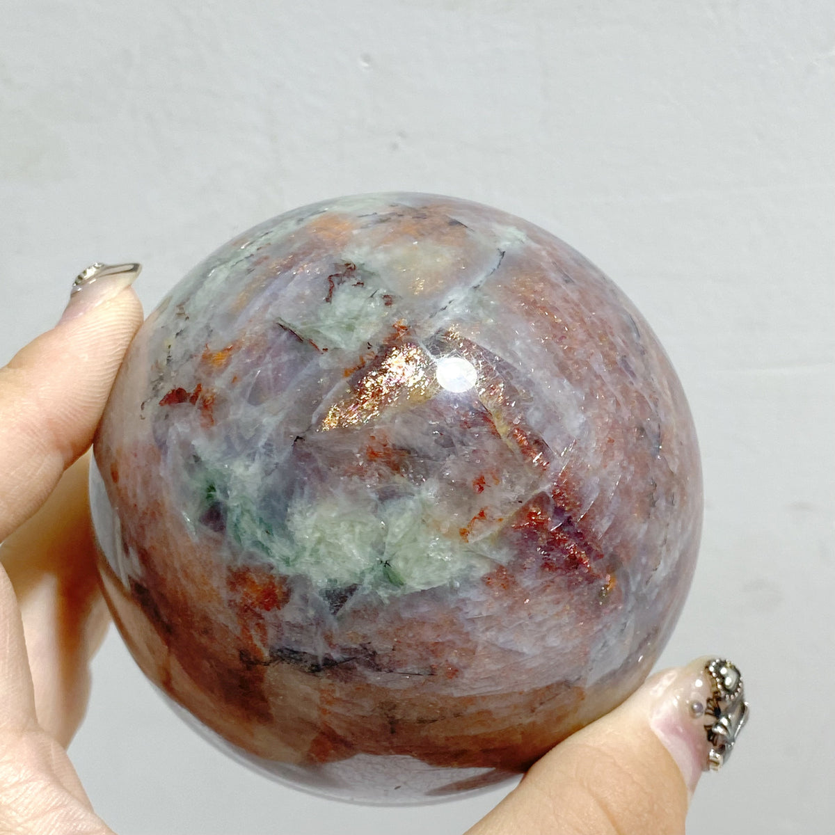 5 Pieces High Quality Sunstone Mixed Cordierite Spheres