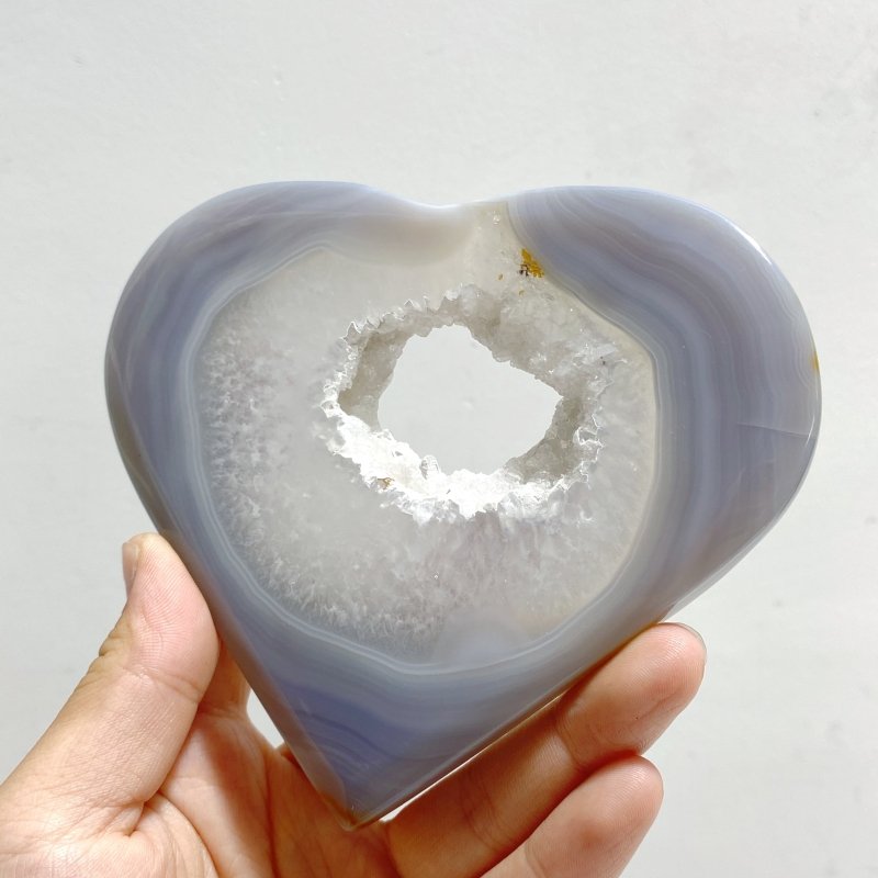 10 Pieces Geode Druzy Agate Heart -Wholesale Crystals