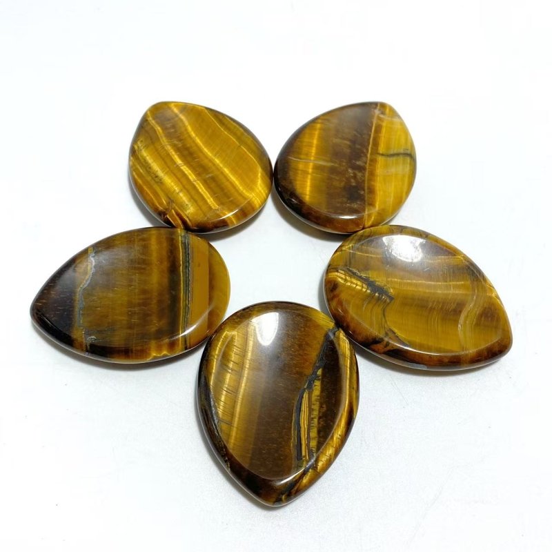 10 Types Worry Stones Teardrop Shape Wholesale Green Aventurine Labradorite Clear Quartz - Wholesale Crystals