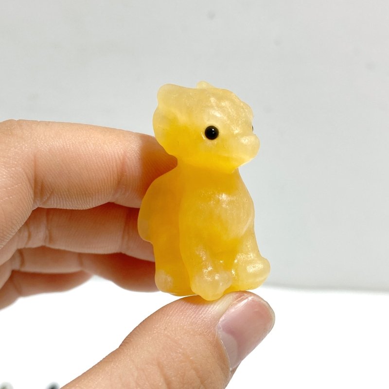 11 Types Mini Flying Dragon Carving Wholesale Yellow Calcite Garnet Sodalite - Wholesale Crystals