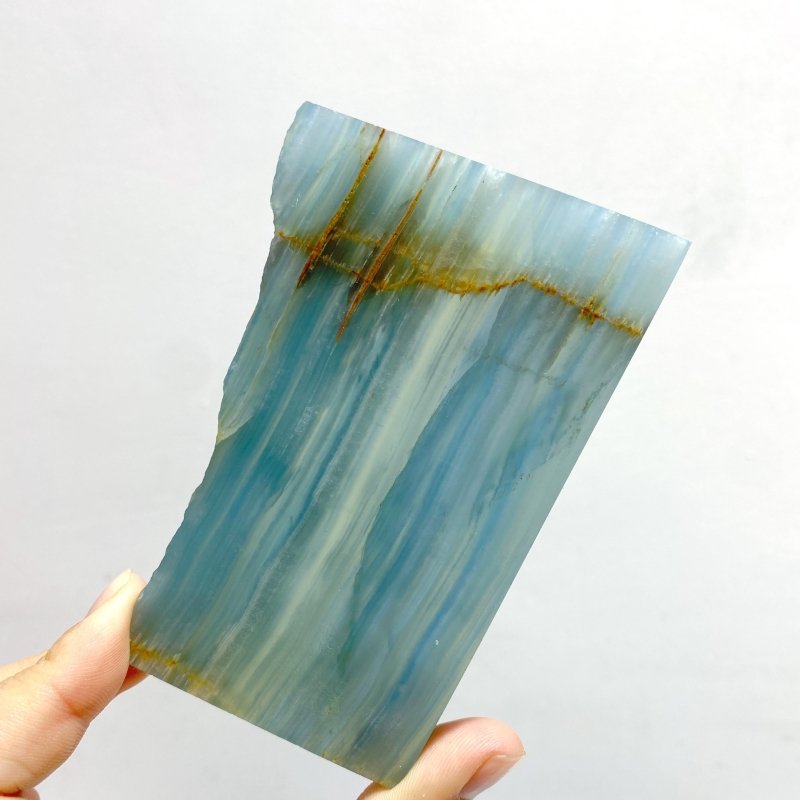 12 Pieces Blue Onyx Slab - Wholesale Crystals