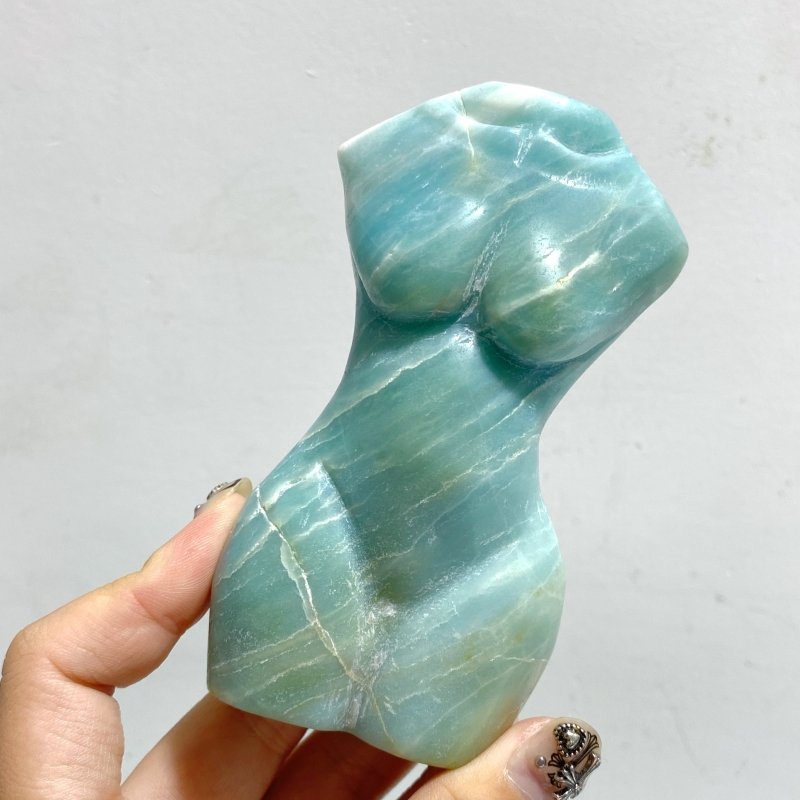 12 Pieces Caribbean Calcite Goddess Body Carving Closeout -Wholesale Crystals