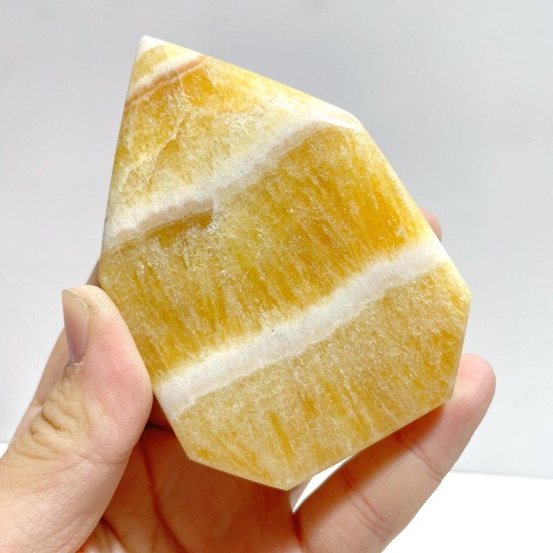 12 Pieces Yellow Calcite Arrow Head Shape - Wholesale Crystals