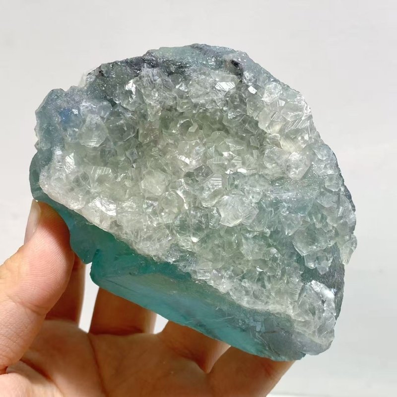 13 Pieces Blue Fluorite Raw Stone Specimen For Collection - Wholesale Crystals