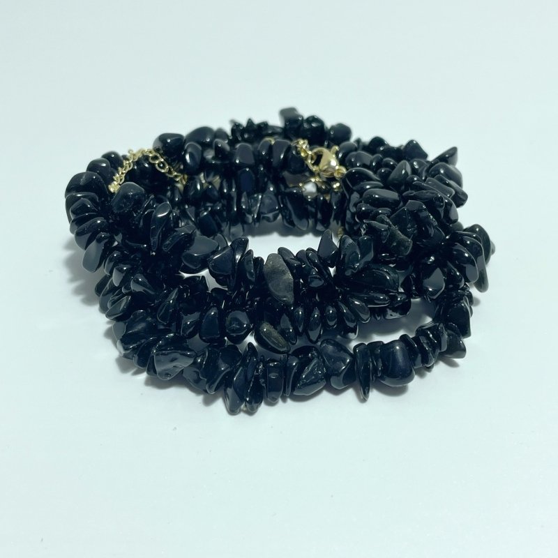 13 Types Chip Bracelets Wholesale Obsidian Rutile Quartz Clear Quartz - Wholesale Crystals