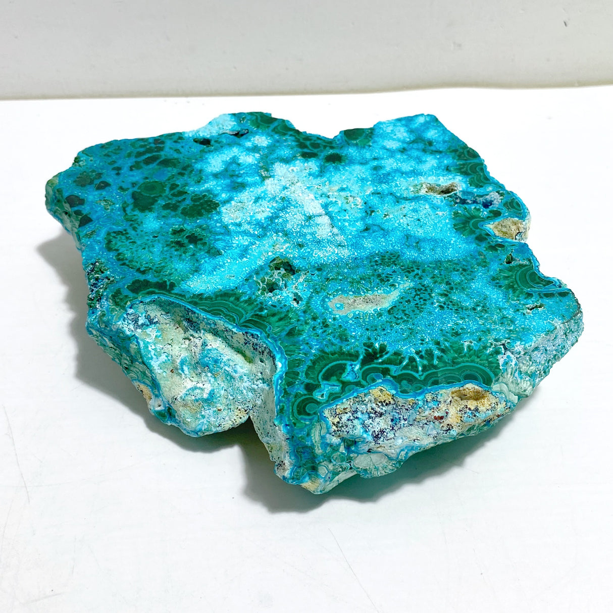 3 Pieces High Quality Chrysocolla Mixed Malachite Slab Specimen #14