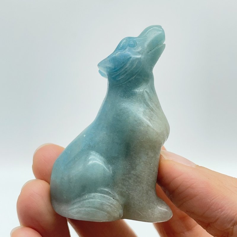 14 Pieces Trolleite Stone Wolves Crystal Carving -Wholesale Crystals