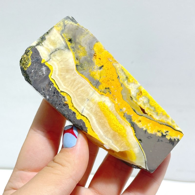 15 Pieces Beautiful Bumble Bee Jasper Polished Home Decor - Wholesale Crystals