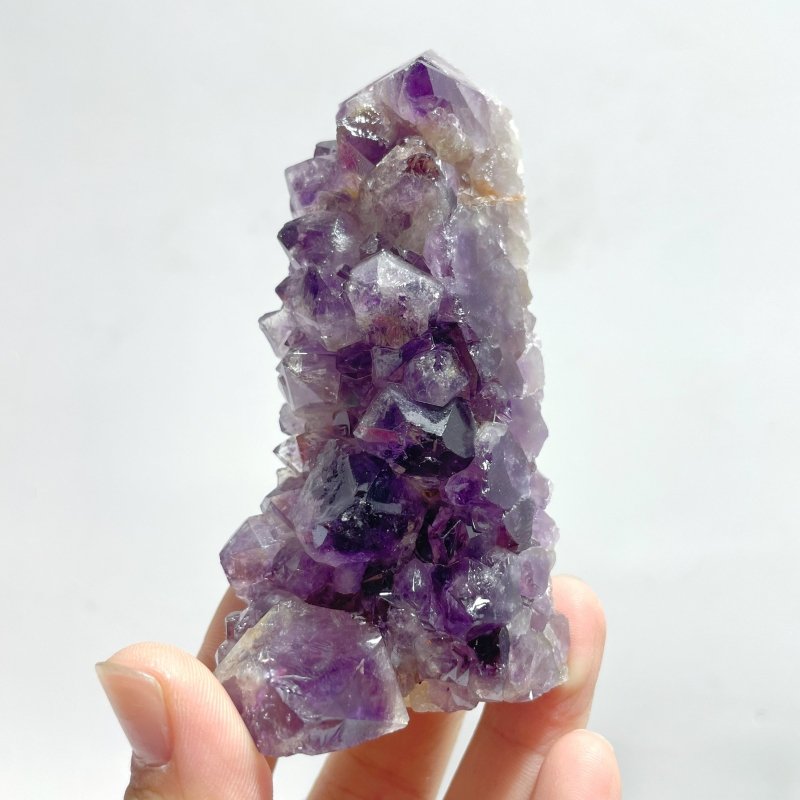 16 Pieces Amethyst Cluster Points - Wholesale Crystals