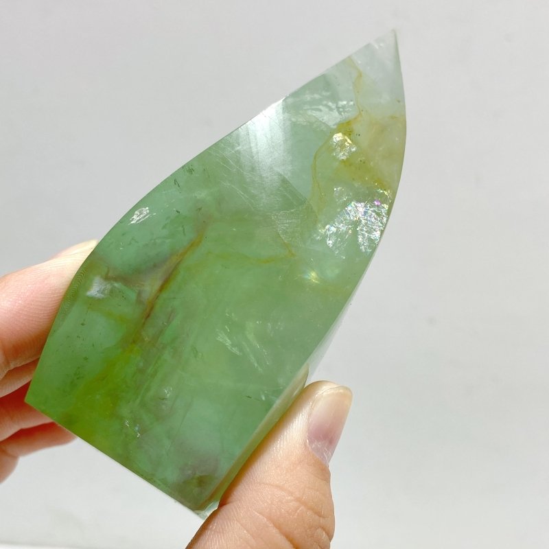 16 Pieces High Quality Large Rainbow Fluorite Flame -Wholesale Crystals