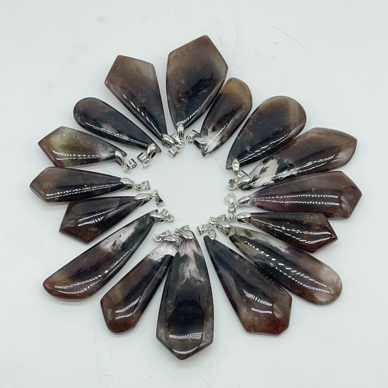 16 Pieces Rare Auralite 23 Ametrine Mixed Pyrite Crystal For Collection -Wholesale Crystals