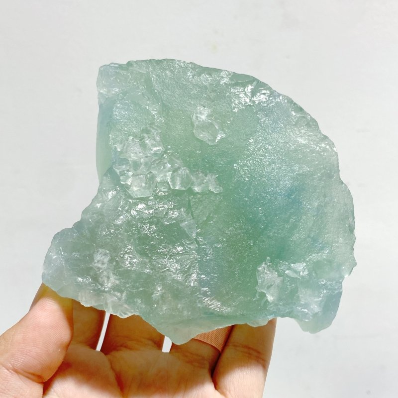 17 Pieces Blue Fluorite Mixed Calcite Raw Stone Specimen - Wholesale Crystals