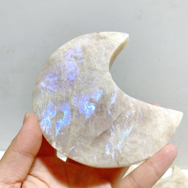 17 Pieces Moonstone Moon Crystal Carving -Wholesale Crystals