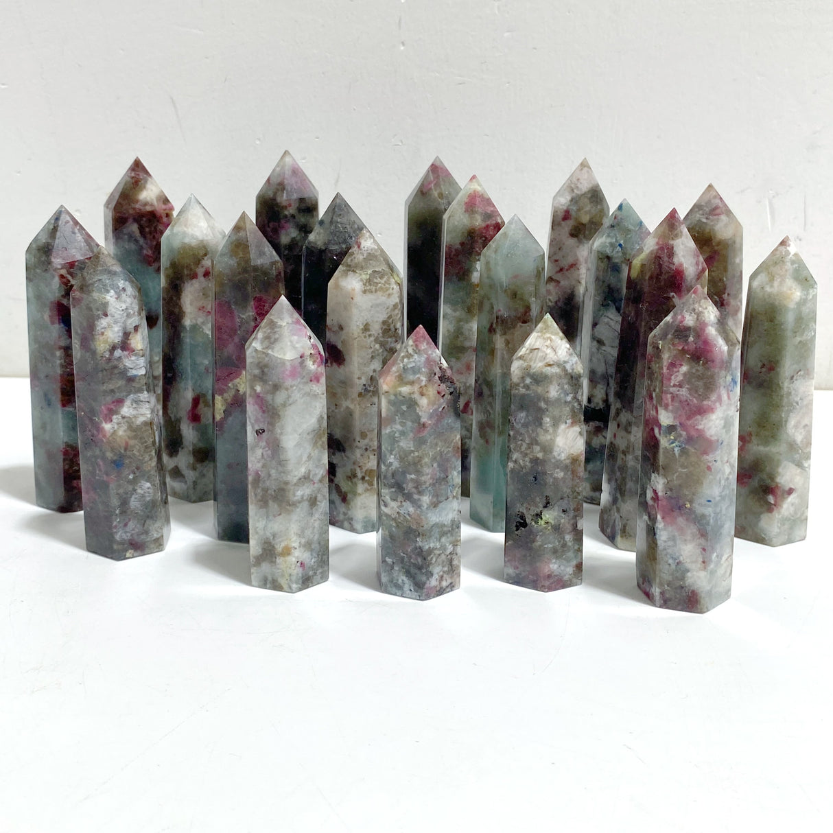 Pink & Blue Tourmaline Tower Point Wholesale