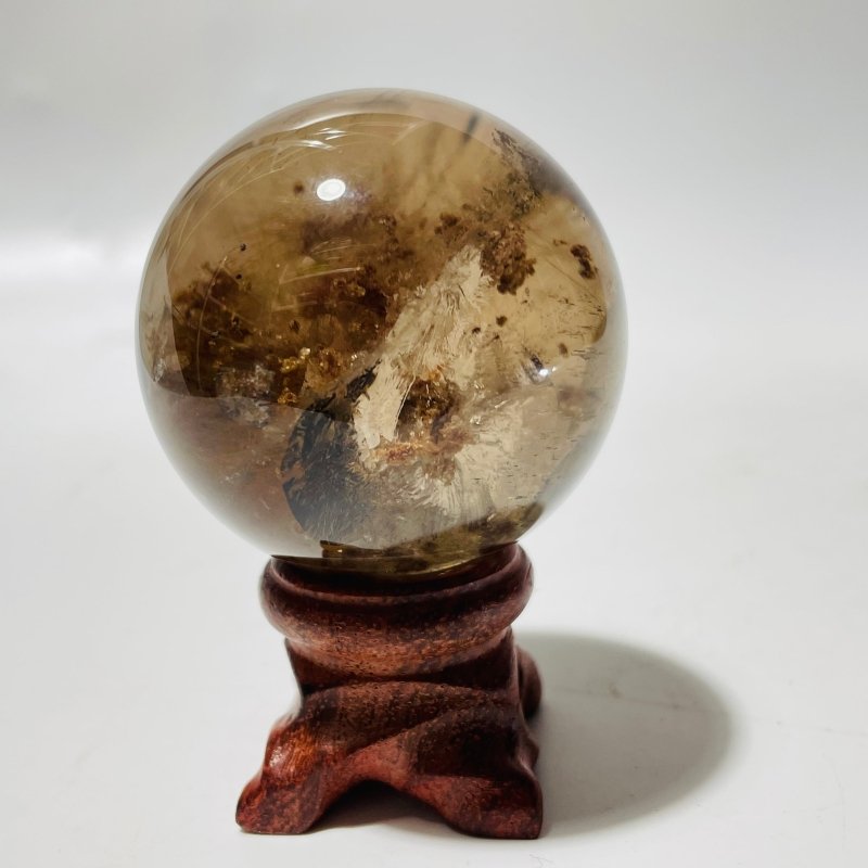 1.8in (4.8cm) Rare Gold Rutile Crystal Sphere -Wholesale Crystals