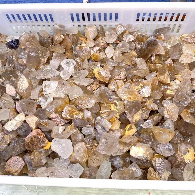 19KG Raw Rutile Quartz (Sea Freight Only) -Wholesale Crystals