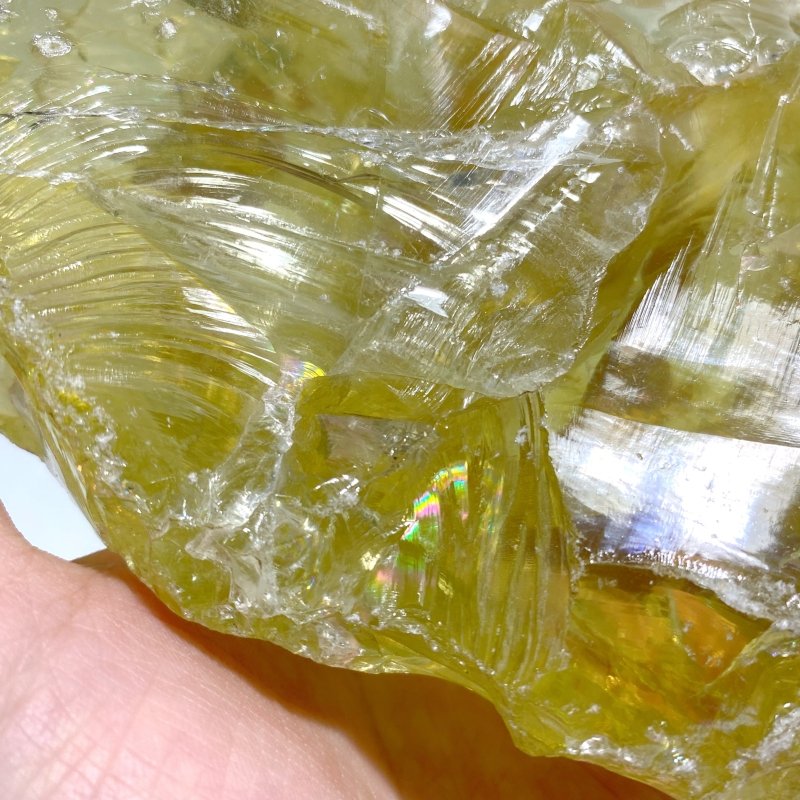 2 Pieces Large Citrine Raw Stone Specimen With Beautiful Rainbow 8 - Wholesale Crystals