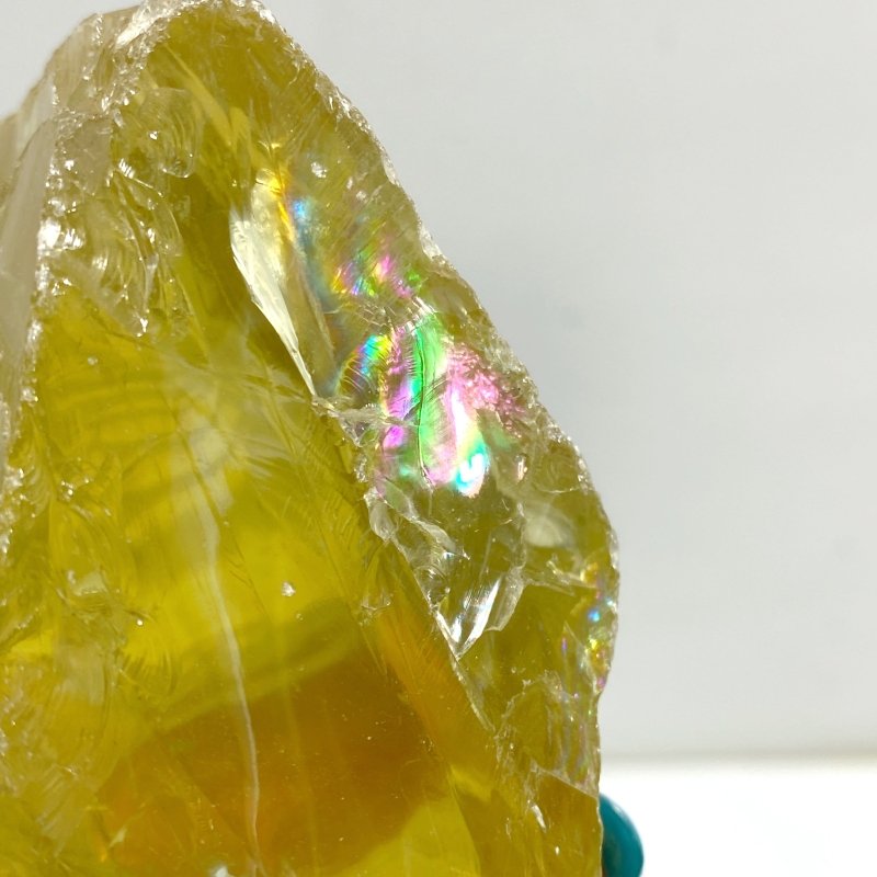 2 Pieces Large Citrine Raw Stone Specimen With Beautiful Rainbow 9 -Wholesale Crystals