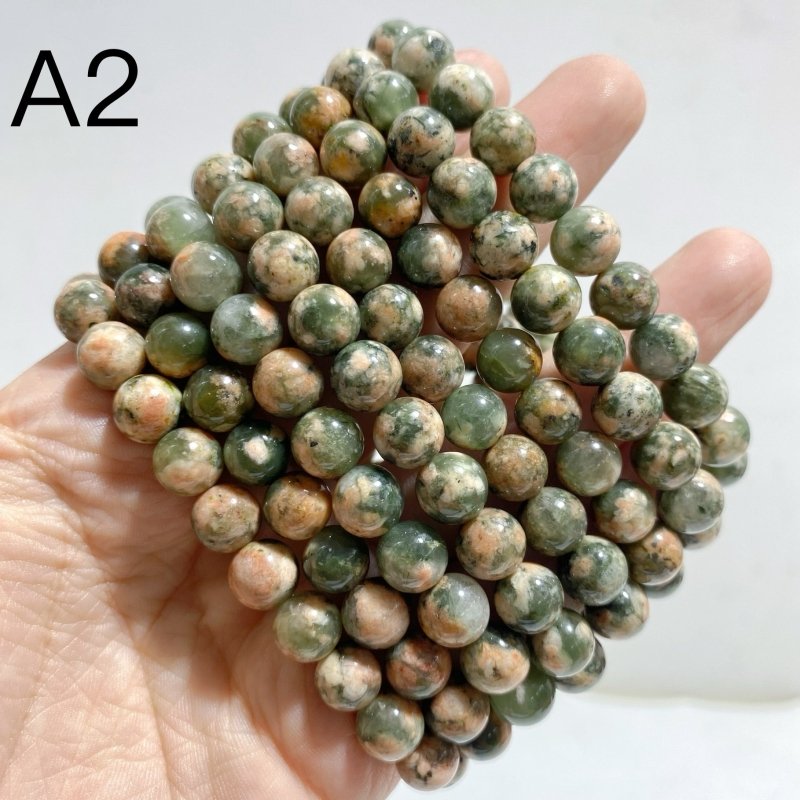 2 Types 8mm Sakura Jade Bracelets Wholesale -Wholesale Crystals
