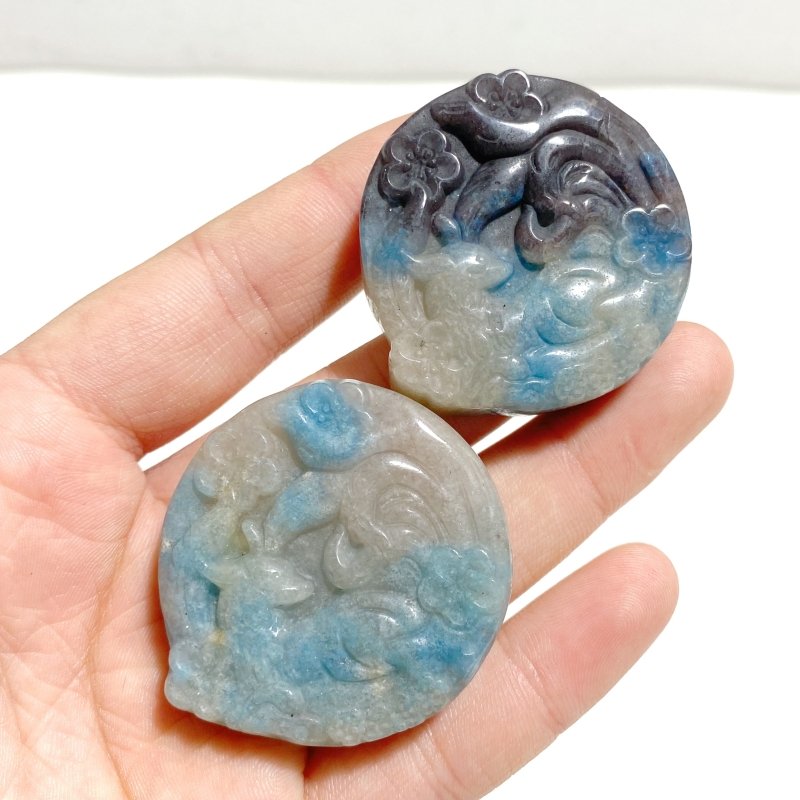 20 Pieces Trolleite Stone Deer Carving Clearance - Wholesale Crystals