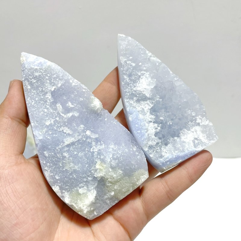 21 Pieces Blue Chalcedony Arrow Head Shape - Wholesale Crystals