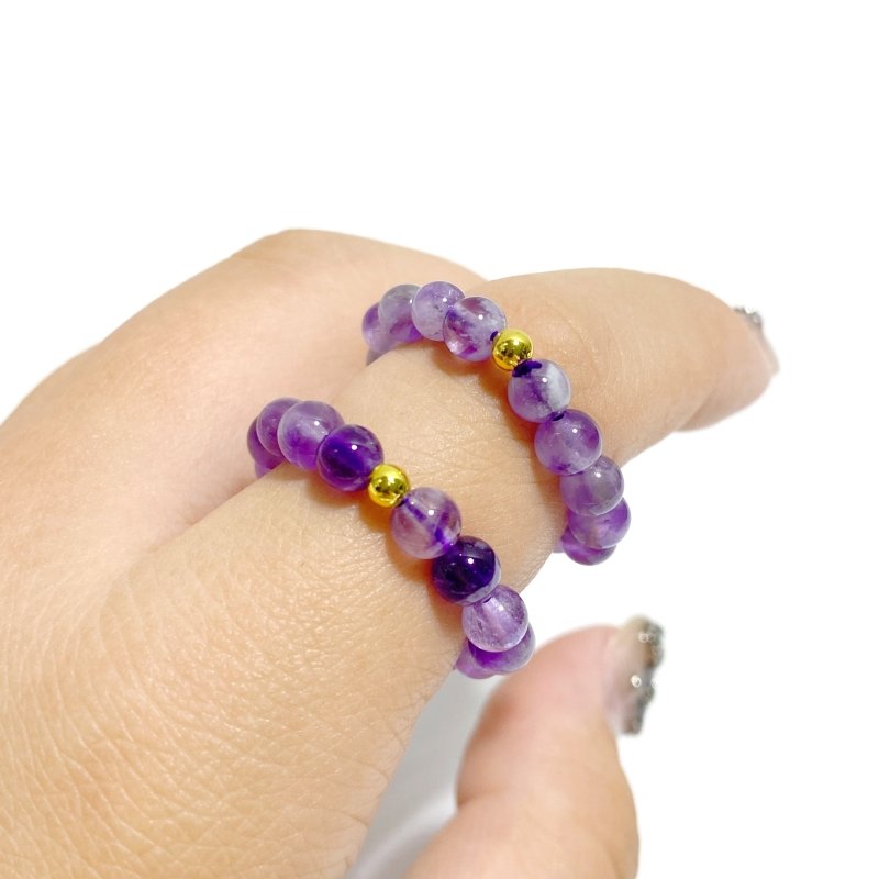 21 Types Crystal Beaded Rings Wholesale Tiger Eye Blue Aventurine -Wholesale Crystals