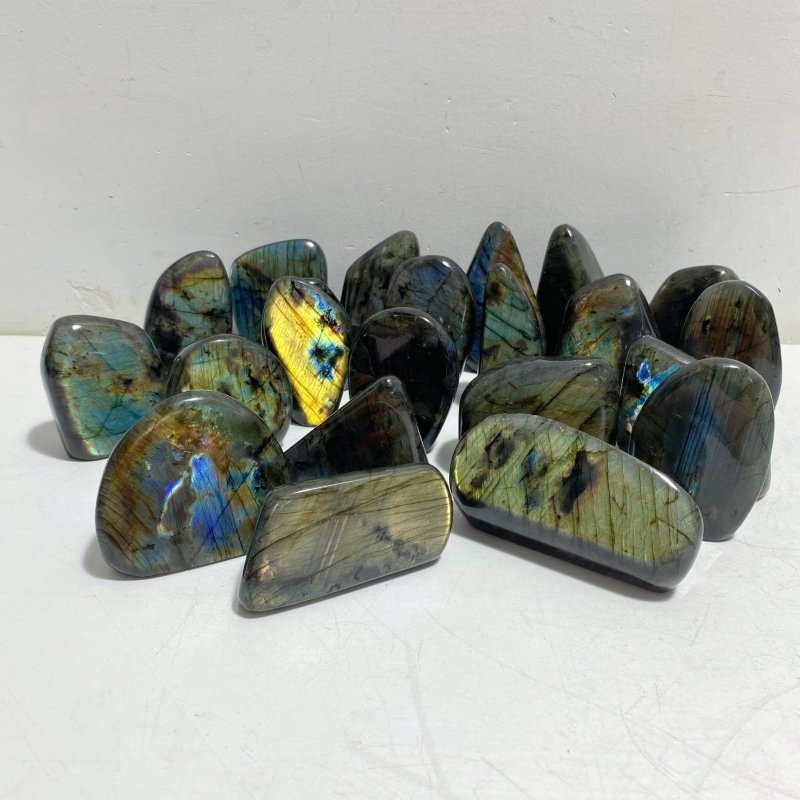 22 Pieces Polished Labradorite Free Form -Wholesale Crystals