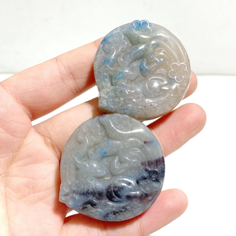 26 Pieces Trolleite Stone Deer Carving Clearance - Wholesale Crystals