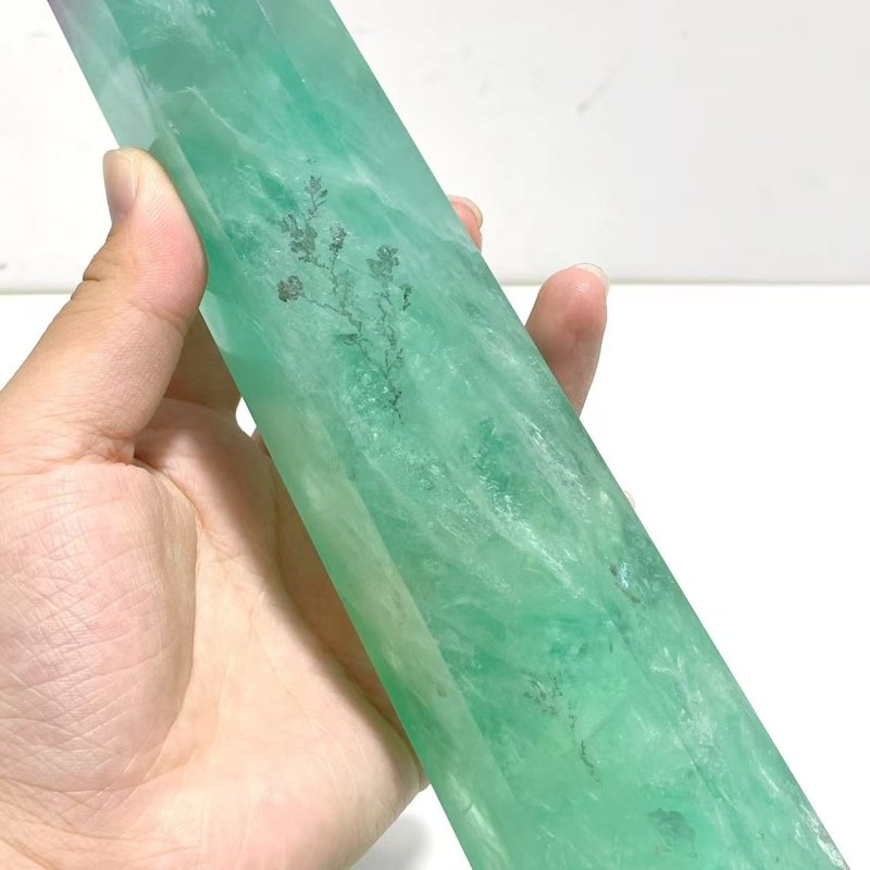 3 Pieces Beautiful Large Fluorite Point Dentritic For Collection - Wholesale Crystals