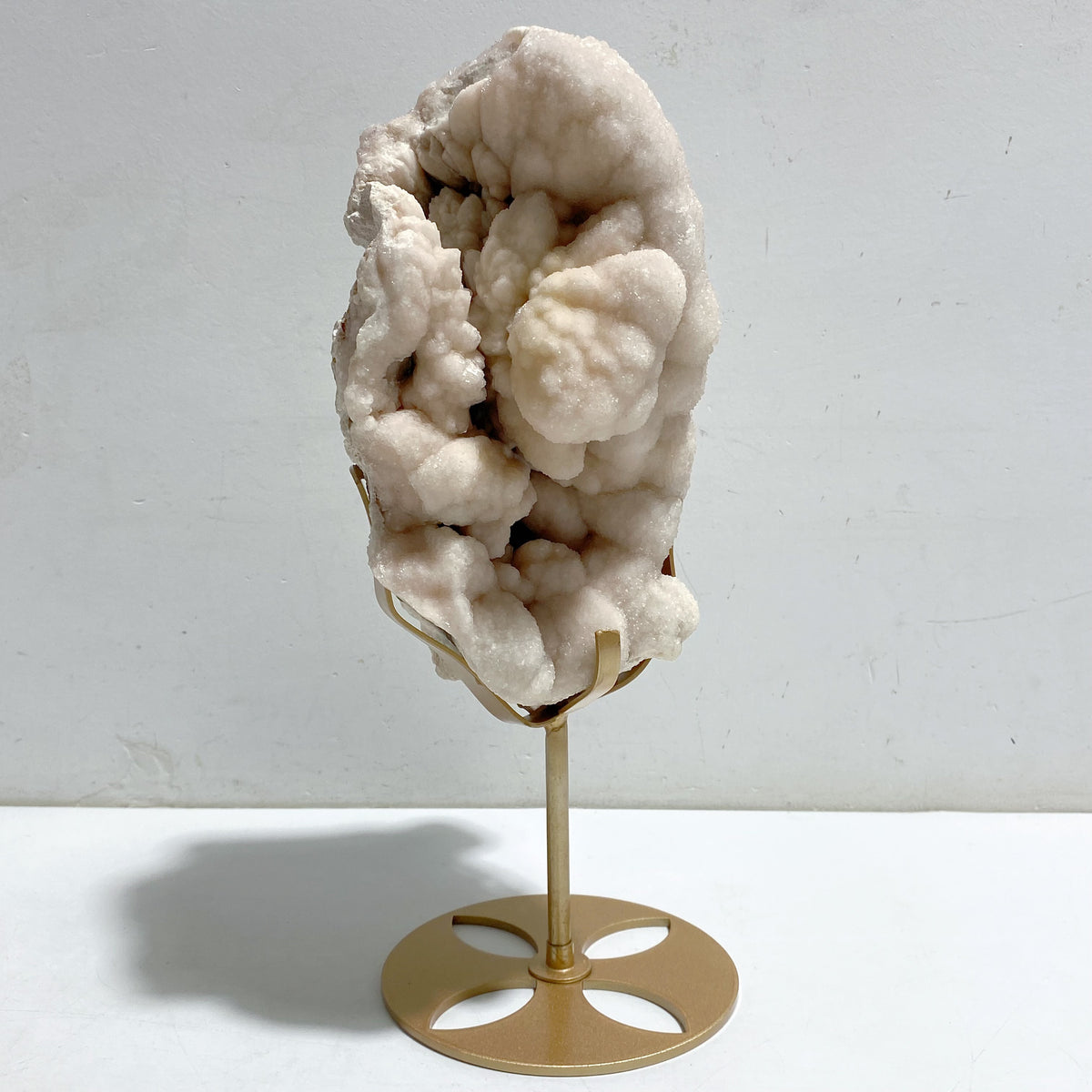 Unique Raw Stilbite Specimen With Stand