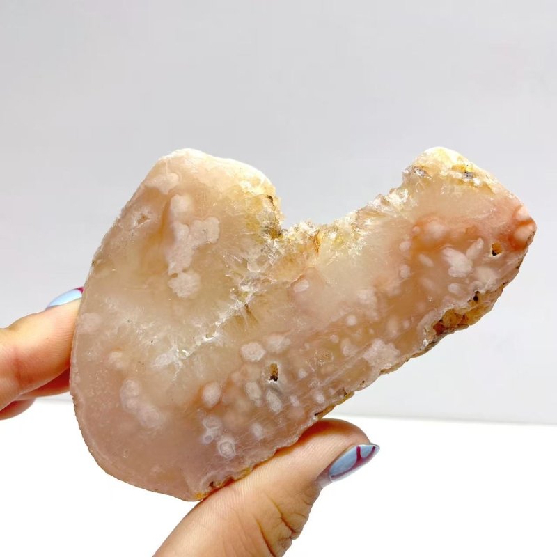 31 Pieces Beautiful Sakura Flower Agate Slab - Wholesale Crystals