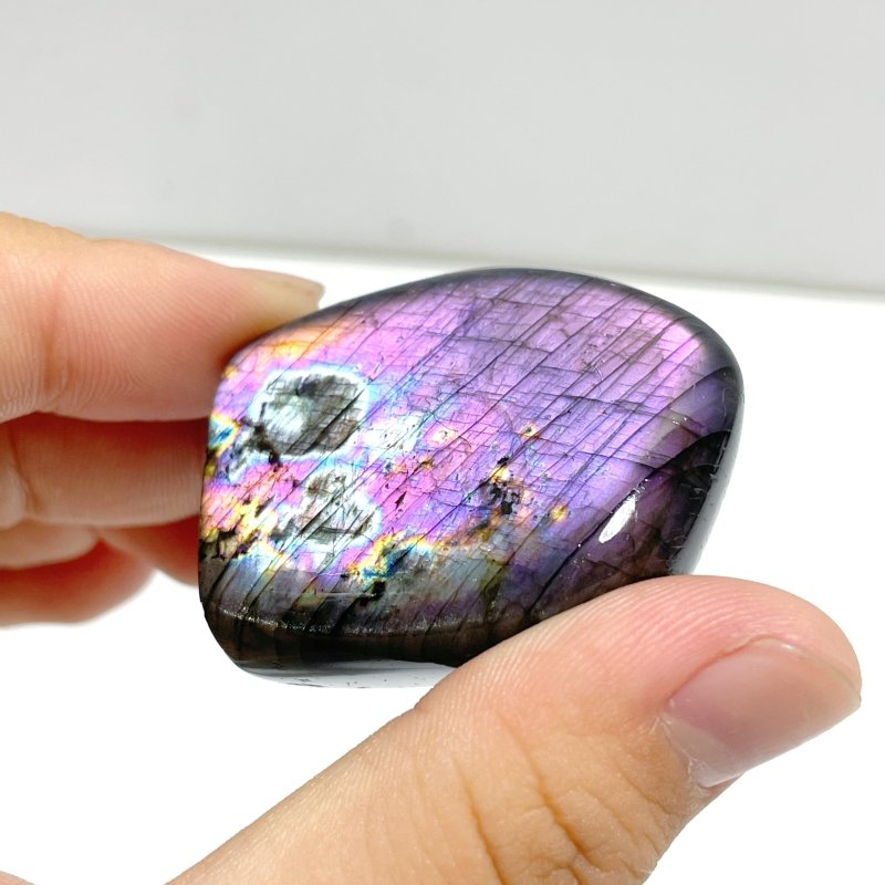 32 Pieces Beautiful Purple Blue Labradorite Free Form - Wholesale Crystals