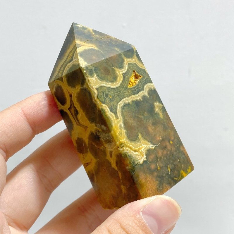 33 Pieces Ocean Jasper Four-sided Point 5 -Wholesale Crystals