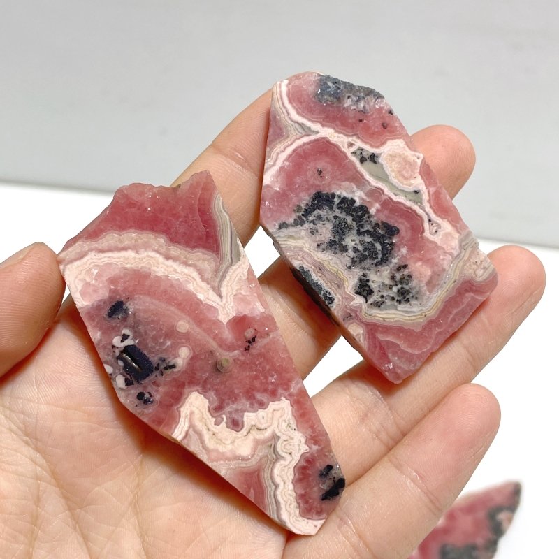 34 Pieces Rhodochrosite Slab - Wholesale Crystals