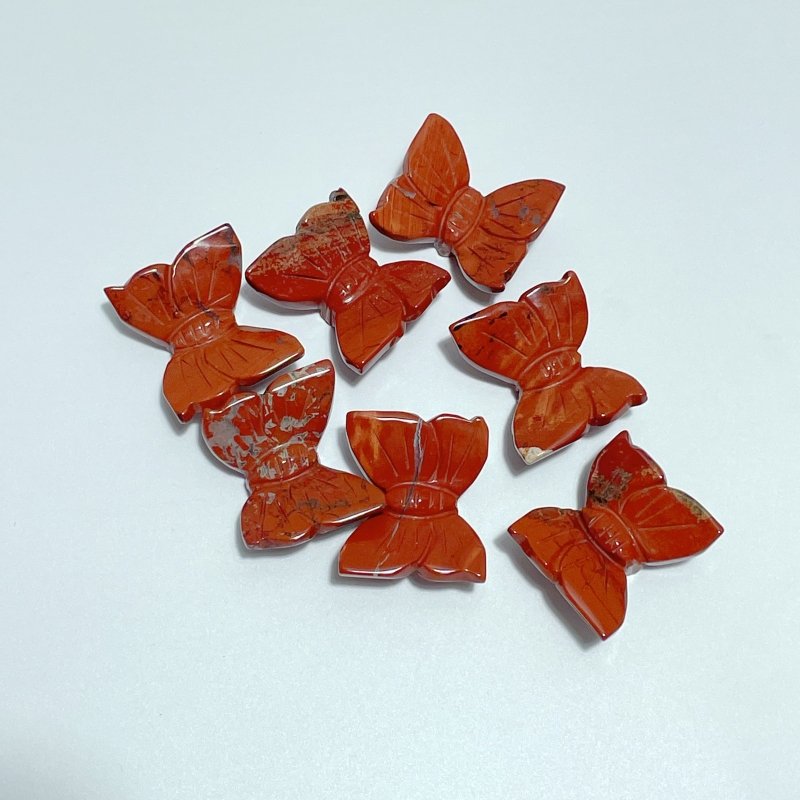 3D Butterfly Carving Wholesale Rose Quartz Sakura Flower Agate - Wholesale Crystals