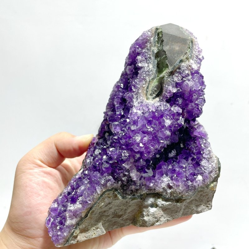 4 Pieces Amethyst Cluster Tower Points - Wholesale Crystals