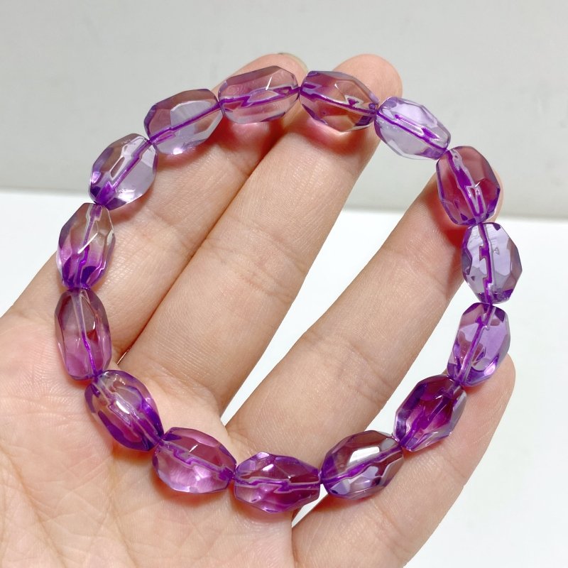 4 Pieces High Grade Lavender Amethyst Crystal Bracelet -Wholesale Crystals