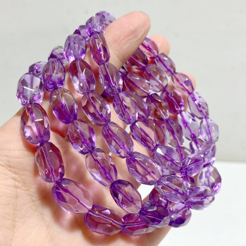 4 Pieces High Grade Lavender Amethyst Crystal Bracelet -Wholesale Crystals
