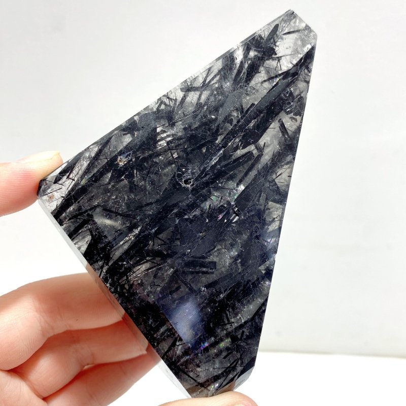 4 Pieces Large Black Tourmaline Free Form - Wholesale Crystals