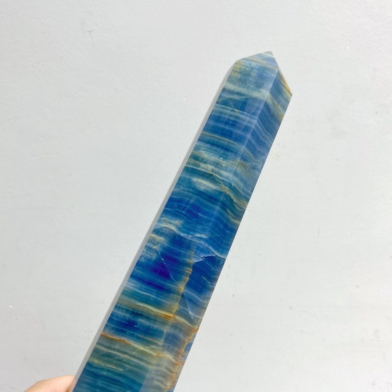 4 Pieces Tall High Quality Deep Blue Onyx Point -Wholesale Crystals
