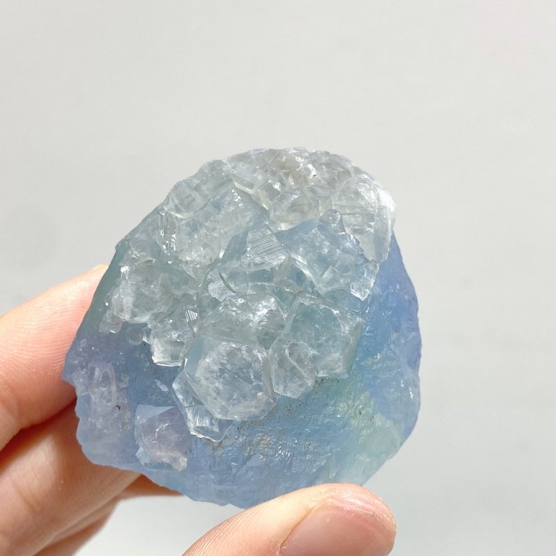 40 Pieces Blue Fluorite Mixed Calcite Raw Stone Specimen For Collection - Wholesale Crystals