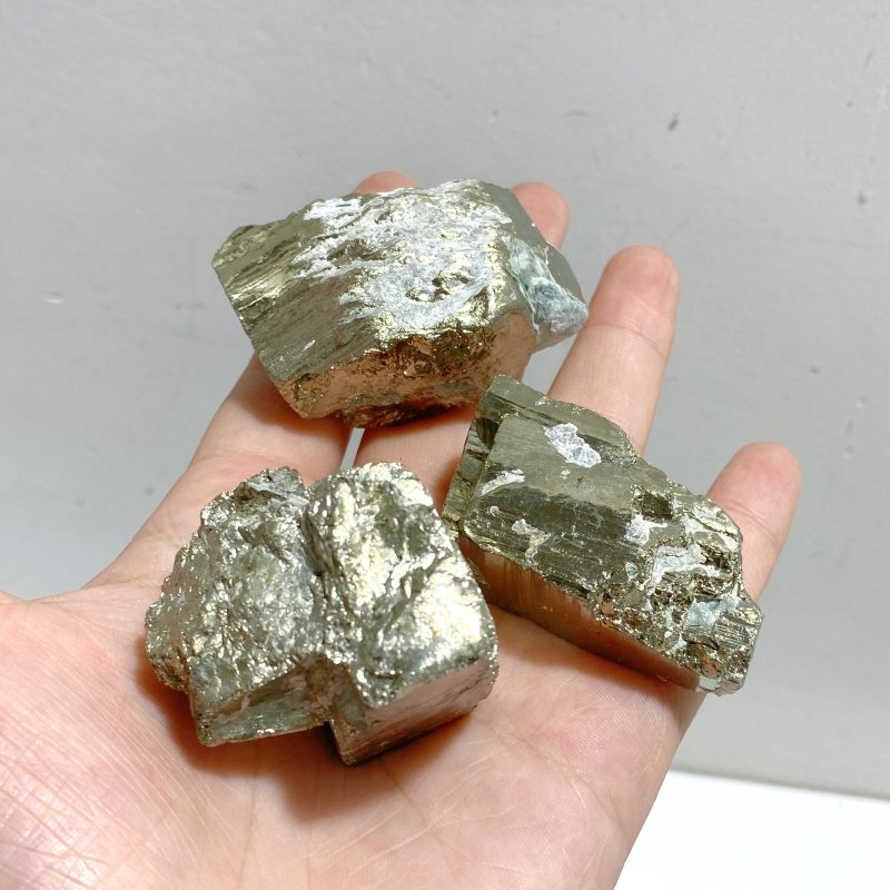 43 Pieces Raw Pyrite Specimen For Collection -Wholesale Crystals