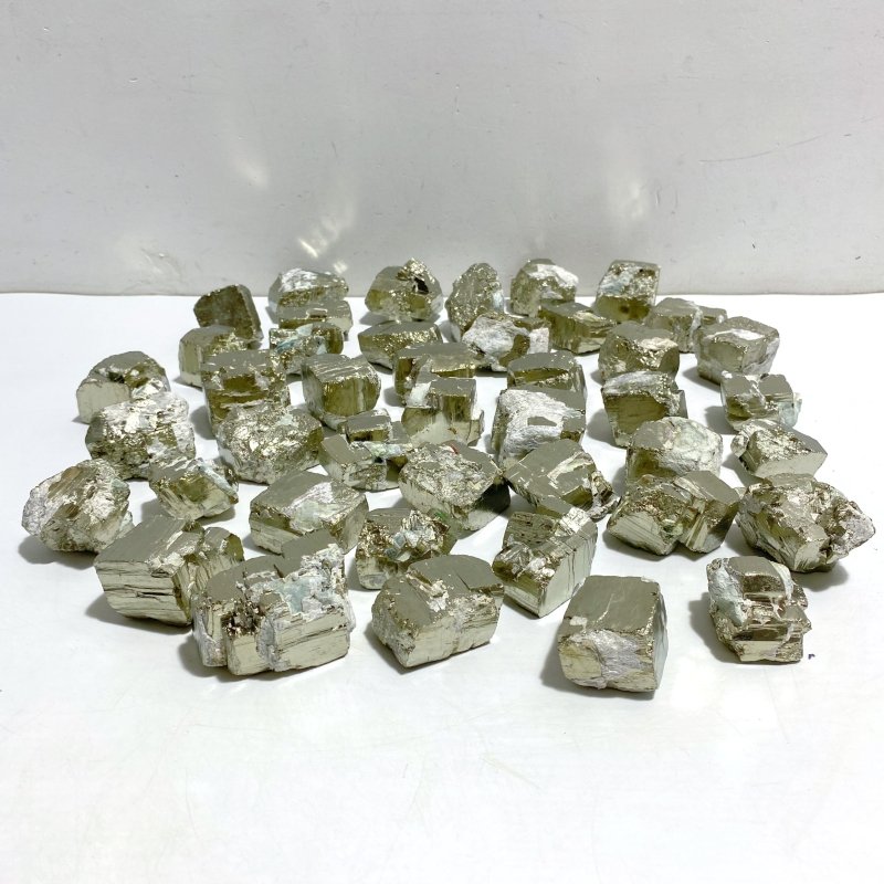 43 Pieces Raw Pyrite Specimen For Collection -Wholesale Crystals