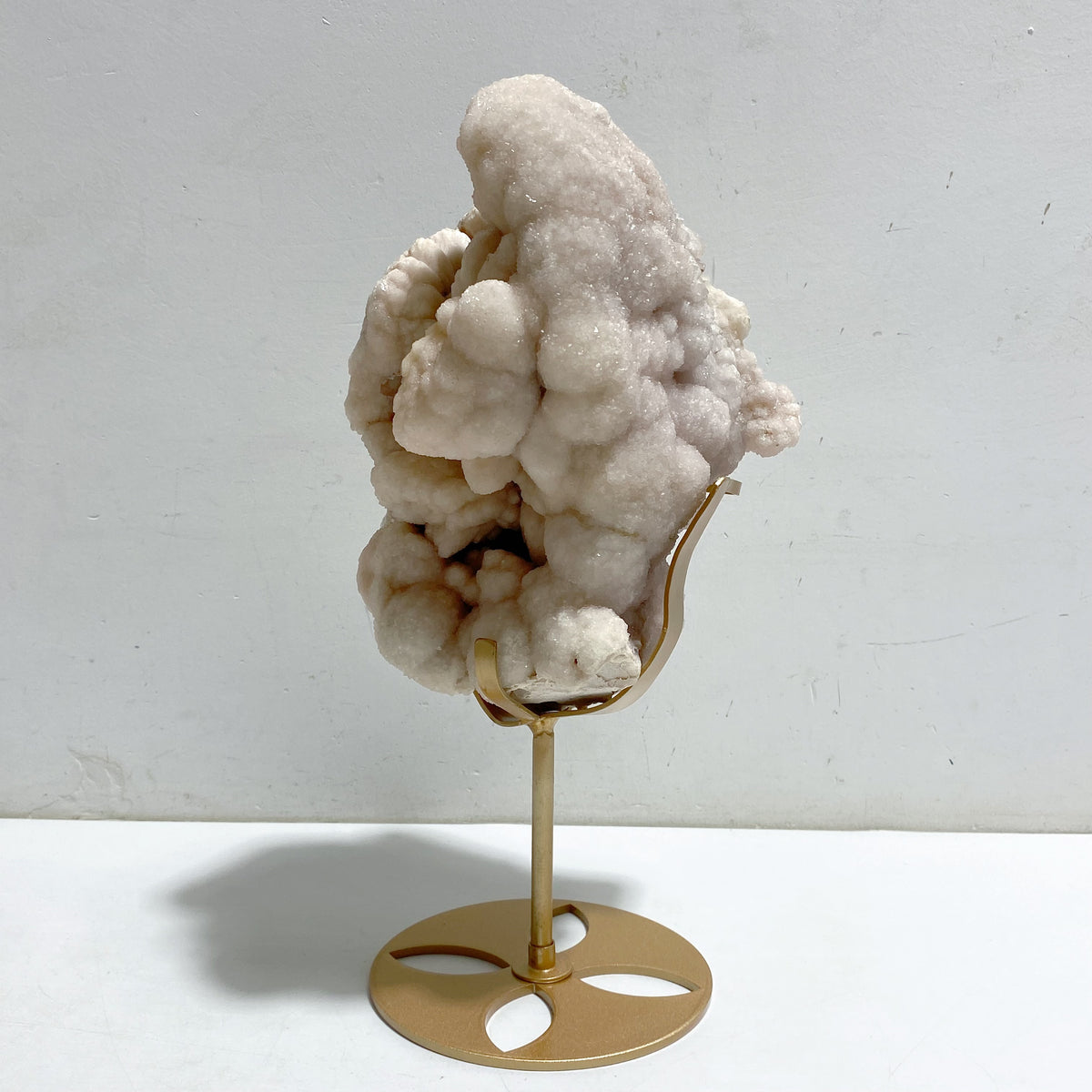 Unique Raw Stilbite Specimen With Stand