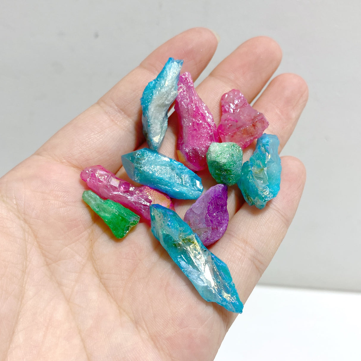 Aura Citrine Mini Point Rough Crystal Wholesale